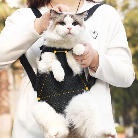 Sac de transport chat - Ventral - Chat - achat.com